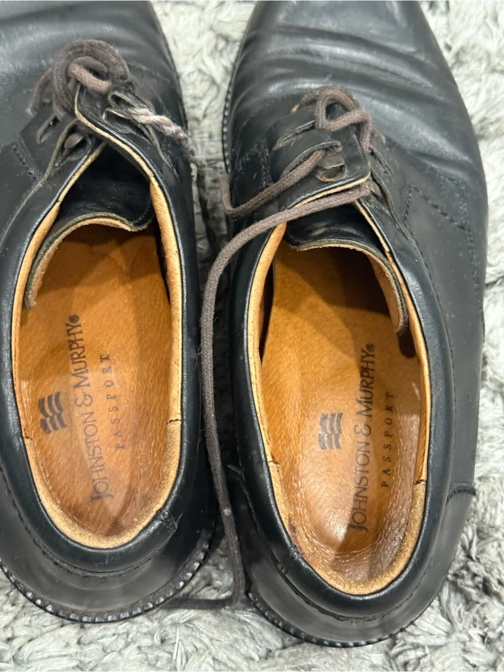 Cole Haan Black Leather Oxford Dress Shoes Mens size 7.5 Classic Lace Up